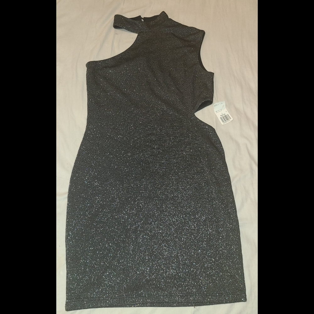 Forever 21 black shimmer dress
